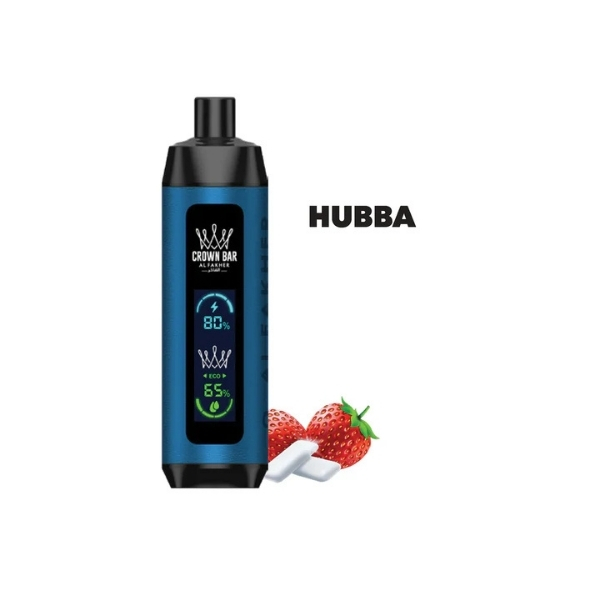 al fakher crown bar hubba AL FAKHER CROWN BAR DISPOSABLE HUBBA 8000 PUFFS